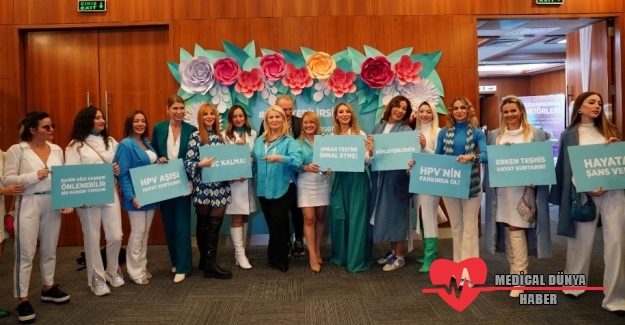 Rahim ağzı kanseri farkındalık ayı'nda Mavi kadınlardan; 'HPV aşısına evet'