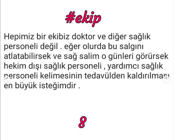 Sağlık çalışanlarından 'diğerleri' tepkisi