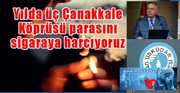 Prof. Dr. İbrahim Öztek: Yılda üç Çanakkale Köprüsü parasını sigaraya harcıyoruz