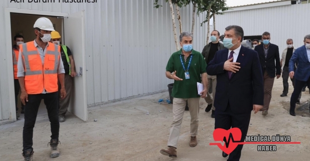 Bakan Koca, yeni hastaneleri gezdi