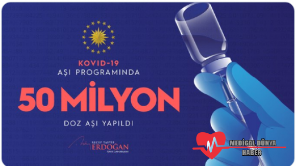 Erdoğan açıkladı; Türkiye'de koronavirüs aşısı yapılan sayı 50 milyonu aştı