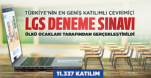 Ülkü Ocakları'ndan LGS deneme sınavına yüksek katılım